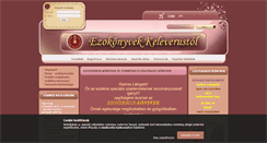 Desktop Screenshot of ezokonyvek.hu